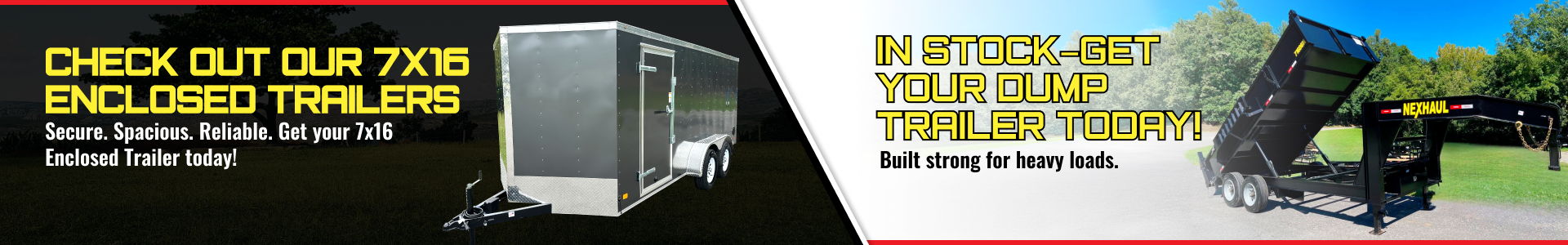 Pro-Line Trailers Banner